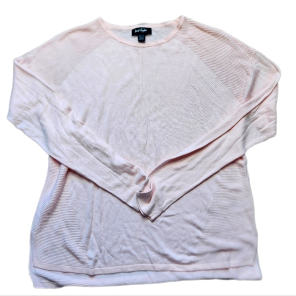 Lord and Taylor Pink Sweater Size M